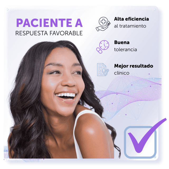 Paciente a respuesta favorable